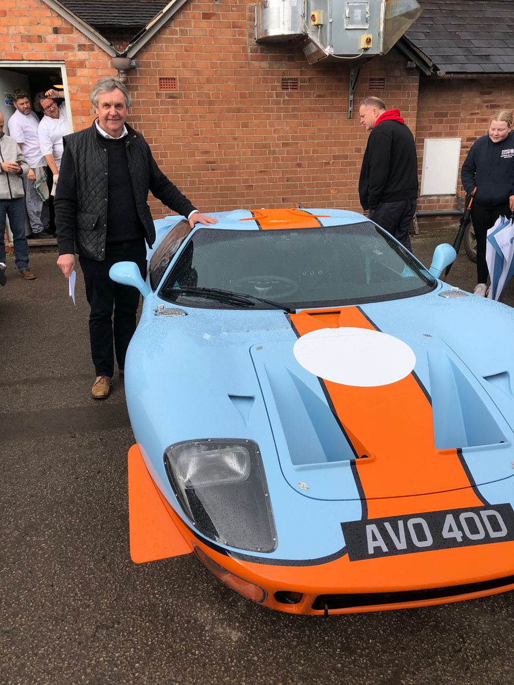 MIKE AND HIS FORD GT 40
